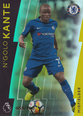 Kanté N'Golo 17-18 Topps Premier League Platinum Green #24