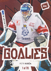 Kváča Petr 2022 MK Reprezentace Goalies Red #G-PK