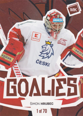 Hrubec Šimon 2022 MK Reprezentace Goalies Red #G-ŠH