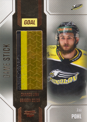 Pohl Jan 22-23 GOAL Cards Chance liga Game Stick #S-6