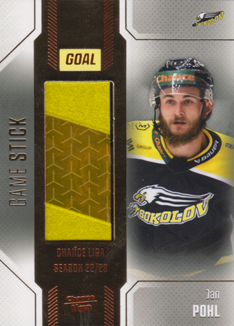 Pohl Jan 22-23 GOAL Cards Chance liga Game Stick #S-6