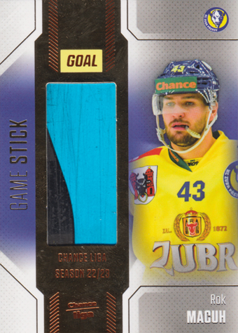 Macuh Rok 22-23 GOAL Cards Chance liga Game Stick #S-15