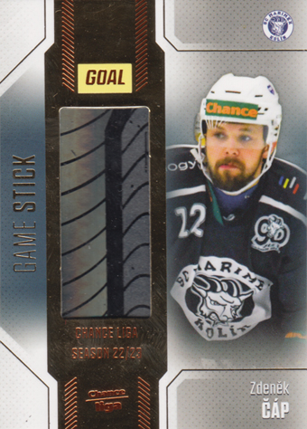 Čáp Zdeněk 22-23 GOAL Cards Chance liga Game Stick #S-18