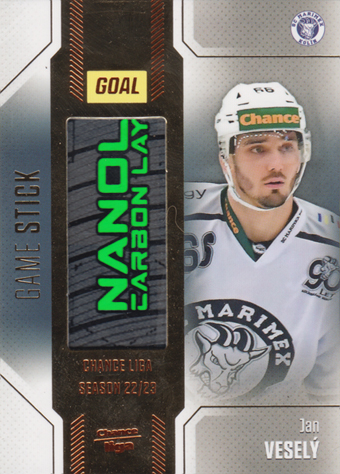 Veselý Jan 22-23 GOAL Cards Chance liga Game Stick #S-19