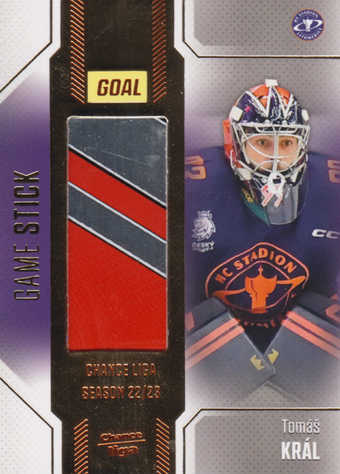 Král Tomáš 22-23 GOAL Cards Chance liga Game Stick #S-42