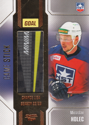 Holec Miroslav 22-23 GOAL Cards Chance liga Game Stick #S-44