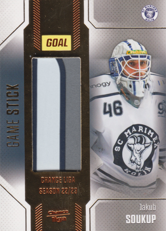 Soukup Jakub 22-23 GOAL Cards Chance liga Game Stick #S-49