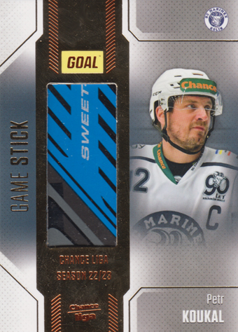 Koukal Petr 22-23 GOAL Cards Chance liga Game Stick #S-50