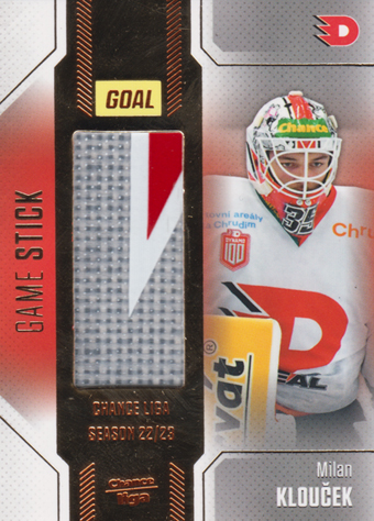 Klouček Milan 22-23 GOAL Cards Chance liga Game Stick #S-53