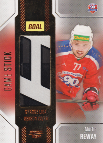 Réway Martin 22-23 GOAL Cards Chance liga Game Stick #S-55