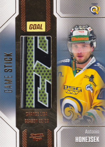 Honejsek Antonín 22-23 GOAL Cards Chance liga Game Stick #S-60