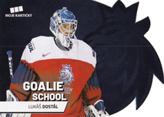 Dostál Lukáš 2020 MK Reprezentace Goalie School Die Cut Retail Blue #3