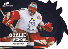 Kovář Jakub 2020 MK Reprezentace Goalie School Die Cut Retail Blue #8