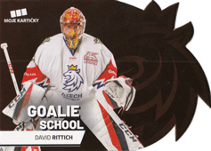 Rittich David 2020 MK Reprezentace Goalie School Die Cut Retail Red #1