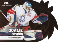 Bartošák Patrik 2020 MK Reprezentace Goalie School Die Cut Retail Red #5