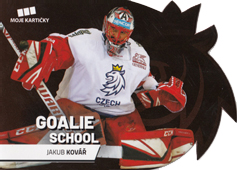 Kovář Jakub 2020 MK Reprezentace Goalie School Die Cut Retail Red #8