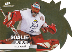 Kovář Jakub 2020 MK Reprezentace Goalie School Die Cut Retail Gold #8