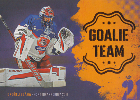 Bláha Ondřej 24-25 GOAL Cards Maxa liga Goalie Team #GT-13