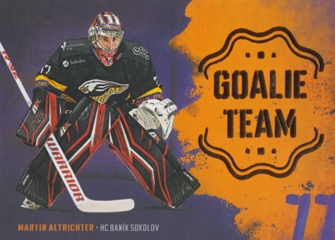 Altrichter Martin 24-25 GOAL Cards Maxa liga Goalie Team #GT-22