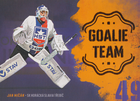 Mičán Jan 24-25 GOAL Cards Maxa liga Goalie Team #GT-25