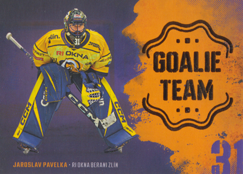 Pavelka Jaroslav 24-25 GOAL Cards Maxa liga Goalie Team #GT-29