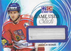 Bednář Jaroslav 2018 MK Reprezentace Game Used Stick #GU-JB