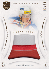 Radil Lukáš 2021 OFS The Final Series Game Used Jersey #JER-LR