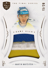 Matějíček Martin 2021 OFS The Final Series Game Used Jersey #JER-MM