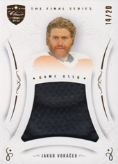 Voráček Jakub 2021 OFS The Final Series Game Used Memorabilia #MEM-JV