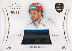 Blain Jérémie 2021 OFS The Final Series Game Used Stick #STI-BLJ
