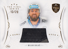 Gulaš Milan 2021 OFS The Final Series Game Used Stick #STI-GUM