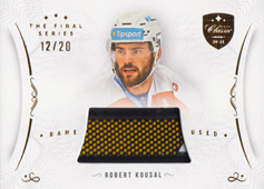 Kousal Robert 2021 OFS The Final Series Game Used Stick #STI-KOR