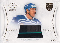 Skuhravý Václav 2021 OFS The Final Series Game Used Stick #STI-SKV