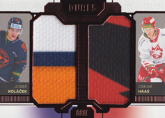 Koláček Haas 22-23 GOAL Cards Chance liga Duals Jersey Bronze #D-19