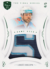 Chalupa Lukáš 2021 OFS The Final Series Game Used Jersey Emerald #JER-LH