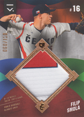 Smola Filip 2023 LC Czech Baseball Extraleague Game Used Jersey Gold #J-4