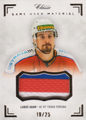 Adam Luboš 18-19 OFS Chance liga Game Used Material #ADA-L