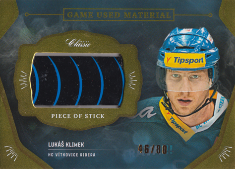 Klimek Lukáš 20-21 OFS Classic Game Used Material #GUM-LKL