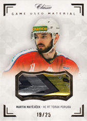 Matějíček Martin 18-19 OFS Chance liga Game Used Material #MAT-M