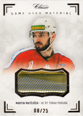 Matějíček Martin 18-19 OFS Chance liga Game Used Material #MAT-M