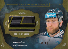 Dočekal Martin 20-21 OFS Classic Game Used Material #GUM-MDO