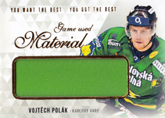 Polák Vojtěch 2018 OFS You Want the Best Game Used Material #M-PV