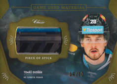 Dvořák Tomáš 20-21 OFS Classic Game Used Material #GUM-TDV