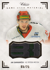 Zahradníček Jan 18-19 OFS Chance liga Game Used Material #ZAH-J