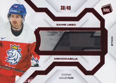 Flek Jakub 2022 MK Reprezentace Game Used Memorabilia Red #GUM-2