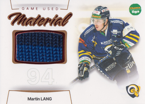 Lang Martin 23-24 GOAL Cards Chance liga Game Used Material #GUM-02