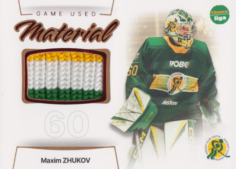 Zhukov Maksim 23-24 GOAL Cards Chance liga Game Used Material #GUM-03