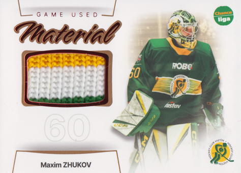 Zhukov Maksim 23-24 GOAL Cards Chance liga Game Used Material #GUM-03