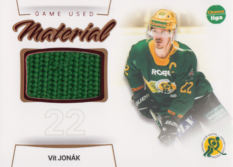 Jonák Vít 23-24 GOAL Cards Chance liga Game Used Material #GUM-04