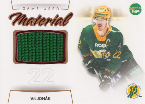 Jonák Vít 23-24 GOAL Cards Chance liga Game Used Material #GUM-04
